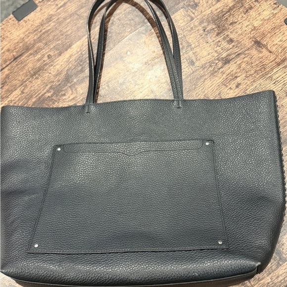 Rebecca Minkoff Black Structured Tote Bag - Picture 5 of 6